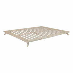 Dvojlôžková posteľ z borovicového dreva s roštom 180x200 cm Senza – Karup Design