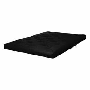 Čierny stredne tvrdý futónový matrac 160x200 cm Comfort Black – Karup Design
