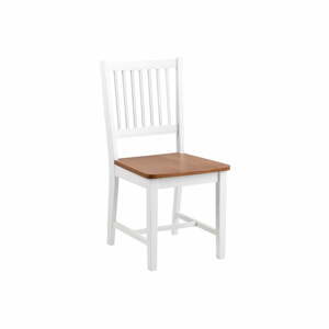 Biele/v prírodnej farbe jedálenské stoličky v súprave 2 ks Brisbane – Actona