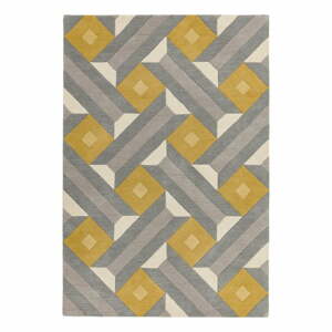Sivo-žltý koberec Asiatic Carpets Motif, 160 x 230 cm