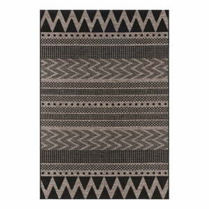 Čierno-béžový vonkajší koberec NORTHRUGS Sidon, 160 x 230 cm