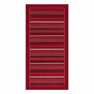 Červený behúň Floorita Velour, 55 x 115 cm
