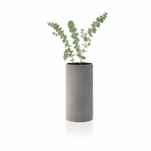 Sivá váza Blomus Bouquet, výška 24 cm