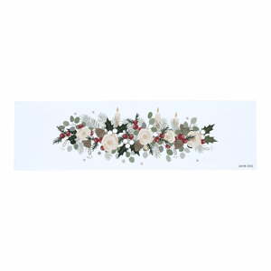 Bavlnený behúň na stôl s vianočným motívom 40x140 cm Fir Branches – Butter Kings