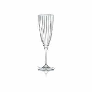 Súprava 6 pohárov na šampanské Crystalex Kate Optic, 220 ml