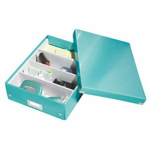 Kartónový úložný box s vekom Click&Store – Leitz