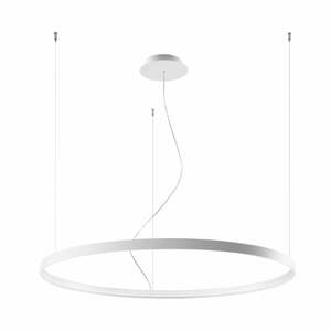 Biele závesné svietidlo Nice Lamps Ganica, ø 100 cm