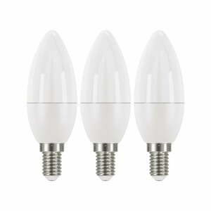 Súprava 3 LED žiaroviek EMOS Classic Candle Neutral White, 5W E14