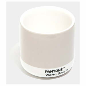 Svetlosivý keramický hrnček 175 ml Cortado Warm Gray 2 – Pantone