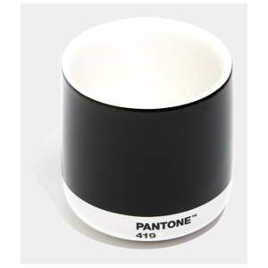 Čierny keramický hrnček 175 ml Cortado Black 419 – Pantone