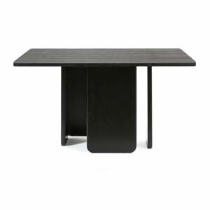 Čierny jedálenský stôl Teulat Arq, 137 x 137 cm