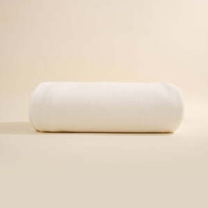 Biela bavlnená prikrývka na dvojlôžko 160x220 cm Hasir - Mijolnir
