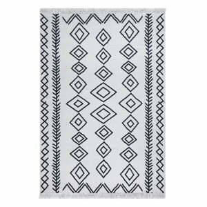 Bielo-čierny bavlnený koberec Oyo home Duo, 120 x 180 cm