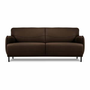 Hnedá kožená pohovka Windsor & Co Sofas Neso, 175 x 90 cm