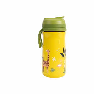 Žltá antikoro detská fľaša 370 ml Jungle – Ladelle