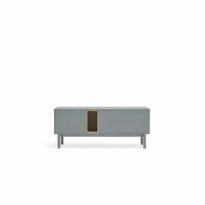 Sivý TV stolík 140x56 cm Corvo - Teulat