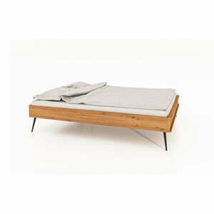 Dvojlôžková posteľ z dubového dreva 160x200 cm Kula - The Beds