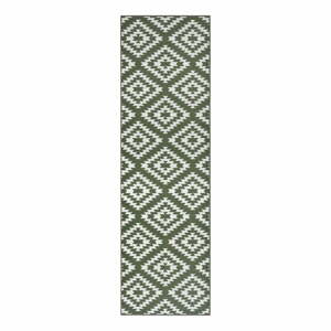 Zelený koberec behúň 350x80 cm Nordic - Hanse Home