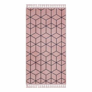 Ružový umývateľný koberec 120x80 cm - Vitaus