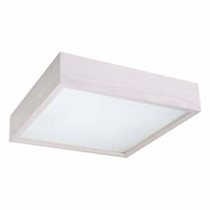 Biele stropné svietidlo so skleneným tienidlom 38.5x38.5 cm Busha - Nice Lamps