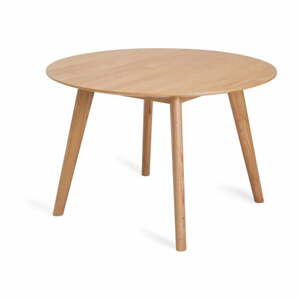 Okrúhly jedálenský stôl v dekore duba ø 115 cm Rho – Unique Furniture