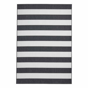 Bielo-čierny vonkajší koberec 170x120 cm Santa Monica - Think Rugs