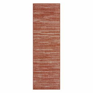 Červený vonkajší koberec behúň 250x80 cm Gemini - Elle Decoration