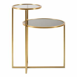 Okrúhly konferenčný stolík v zlatej farbe 40x50 cm - Mauro Ferretti