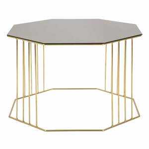 Konferenčný stolík v zlatej farbe ø 45 cm Octagon - Mauro Ferretti