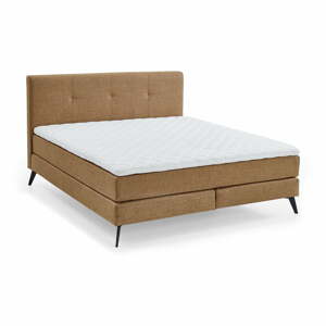 Hnedá boxspring posteľ 180x200 cm ANCONA – Meise Möbel