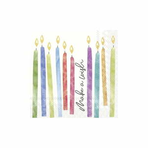 Papierové obrúsky v súprave 20 ks Birthday Wish - IHR