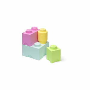 Plastové detské úložné boxy v súprave 4 ks Box - LEGO®