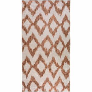 Bielo-oranžový umývateľný koberec 160x230 cm - Vitaus