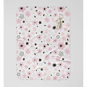 Bielo-ružová detská deka 85x125 cm – OYO kids