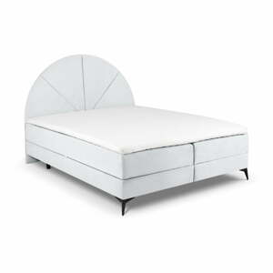 Svetlosivá boxspring posteľ s úložným priestorom 180x200 cm Sunset – Cosmopolitan Design