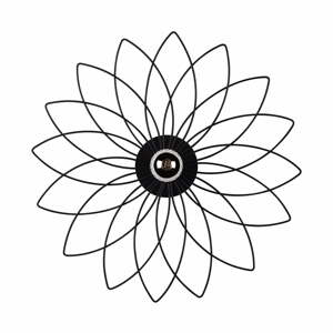 Čierne kovové nástenné svietidlo ø 52 cm Lotus – Squid Lighting