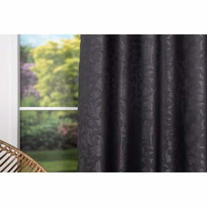 Antracitovosivý záves 140x245 cm Mirror – Mendola Fabrics