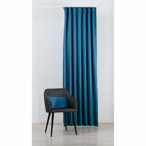 Modrý záves na háčiky 135x245 cm Supreme – Mendola Fabrics