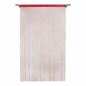 Vínovočervená záclona 140x285 cm String – Mendola Fabrics