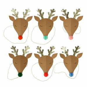 Párty čiapočky v súprave 6 ks Reindeer - Meri Meri
