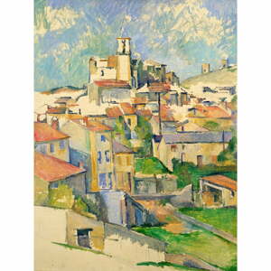 Obraz - 50x70 cm reprodukcia Gardanne, Paul Cézanne – Fedkolor