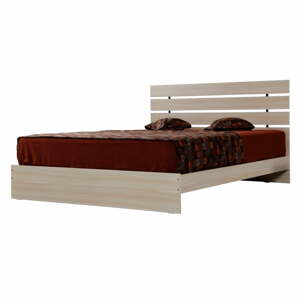Dvojlôžková posteľ v prírodnej farbe 180x200 cm Fuga – Kalune Design
