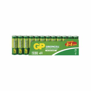 Zinkové batérie AA 12 ks GREENCELL - EMOS