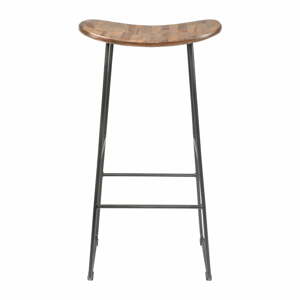 Barová stolička z teakového dreva v prírodnej farbe 80 cm Tangle – White Label