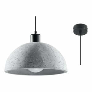 Sivé závesné svietidlo ø 30 cm Gonzo – Nice Lamps