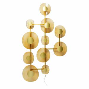 Nástenné svietidlo v zlatej farbe Mariposa – Kare Design