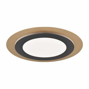 LED stmievateľné stropné svietidlo čierno-zlatej farbe ø 45 cm Morgan – Trio