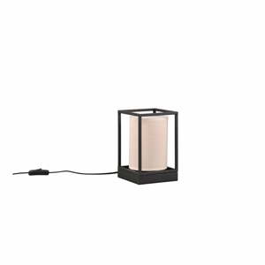 Matne čierno-béžová stolová lampa (výška 22 cm) Ross – Trio