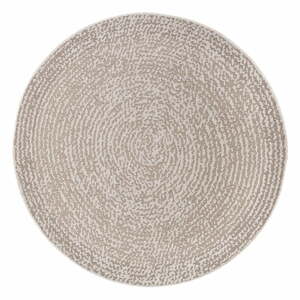Krémovobiely okrúhly koberec ø 160 cm Desert – Hanse Home