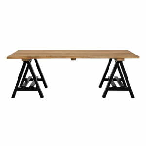 Konferenčný stolík s doskou z borovicového dreva v prírodnej farbe 80x140 cm Hampstead – Premier Housewares